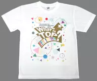 アイドルマスター 公式フルカラーTシャツ ホワイト Lサイズ 「THE IDOLM＠STER PRODUCER MEETING 2018 What is TOP!!!!!!!!!!!!!?」