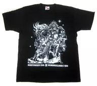 Momoiro Clover Z Exclusivo Tag T-shirt! Black XL size "Momoiro Clover Z 10 th× Hokuto no Ken 35 th" Harue Shoten Limited reservation