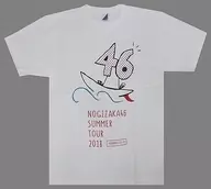 Nogizaka46 T-Shirt White XL Size "Nogizaka46 Midsummer national tour 2018" Limited to Fukuoka Venue