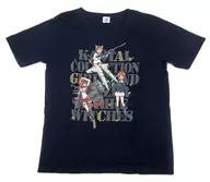 [A la Carte] Nishizumi Miho, Yamato and Miyafuji 芳佳 T-Shirts navy L size "GIRLS & PANZER x Kantai Collection ~ KanColle ~ X STRIKE WITCHES Land! Sea! Sky! Goods Set" AnimeJapan 2014 Goods