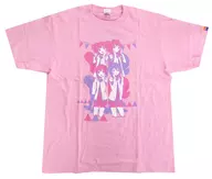 ごらく部(ゆるゆり なちゅやちゅみ!) Tシャツ ピンク Lサイズ 「P’s LIVE! 02 ～LOVE ＆ P’s～」