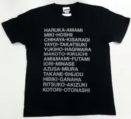 アイドルマスター 公式Tシャツ ブラック Mサイズ 「THE IDOLM＠STER 7th ANNIVERSARY 765PRO ALLSTARS みんなといっしょに!」