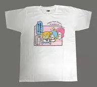 POP TEAM EPIC x Little Twin Stars DO N'T STOP IT! T-Shirt White Free Size "POP TEAM EPIC x Sanrio Character Drivers" C94 Goods