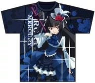 ロゥリィ・マーキュリー 描き下ろし フルグラフィックTシャツ ダークブルー フリーサイズ 「GATE 自衛隊 彼の地にて、斯く戦えり」