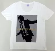 [Single Item] T-shirt white M size produced by TERU Takuro "CLAY LIVE TOUR 2010-2011 ROCK AROUND THE WORLD" Grab bag prize