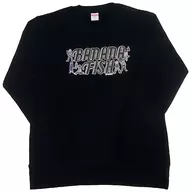 Title Logo Sweatshirt Black L Size "BANANA FISH CAFE and bar"