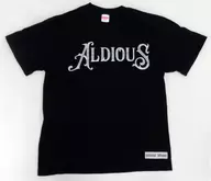 Aldious 新ツアーTシャツ(シルバーラメプリント) ブラック Mサイズ 「Aldious Tour 2017“Unlimited Diffusion Tour”」