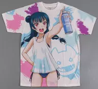 Yoshiko Tsushima Paint T-Shirt White Free Size "Love Live! Sunshine! Character Pop Festival"