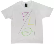 Yuki High Light (T-Shirt) white M size "Yuki LIVE" COSMIC "