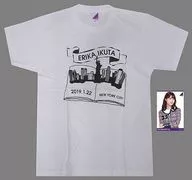 Erika Ikuta Birth Memorial T-Shirt (w / Postcard) White L Size January 2019 Nogizaka46 Official Web Shop Limited