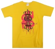 GLAY Tシャツ(CROWN/クルーネック) イエロー XSサイズ 「GLAY HIGHCOMMUNICATIONS TOUR 2011-2012 RED MOON ＆ SILVER SUN」 