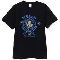 E. Iida Tenya T-shirt Black Unisex M size "MY HERO ACADEMIA"