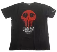 WEB先行Tシャツ(骸骨) ブラック×レッド Mサイズ 「LUNATIC FEST. 2015」