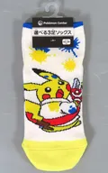 ピカチュウ ショートソックス リカケイノオトコ 「ポケットモンスター」 ポケモンセンター限定