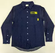 Shiina Natsukawa Denim Shirt Navy XL Size "LAWSON premium event Shiina Natsukawa's Music Rainbow 05"