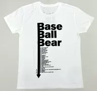 Base Ball Bear ツアーTシャツ ホワイト Mサイズ 「バンドBのゆくえツアー」