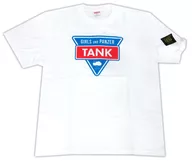 Delta Tank T-Shirt White L Size "Girls und Panzer Last Chapter Character Pop Store"