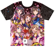 Poppin’Party フルグラフィックTシャツvol.2 ブラック Lサイズ 「BanG Dream! ガールズバンドパーティ!」