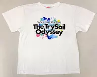 TrySail ツアーTシャツ(A) ホワイト XXLサイズ 「LAWSON presents TrySail Live Tour 2019 “The TrySail Odyssey”」