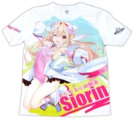 まじかる☆幼馴染Siorin 皇綾乃とおそろいフルグラTシャツ ホワイト Lサイズ 「アイカギ2」 character1 2019グッズ