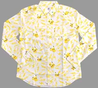 ピカチュウパターン graniphロングスリーブシャツ ホワイト Sサイズ 「ポケットモンスター」 ポケモンセンター限定