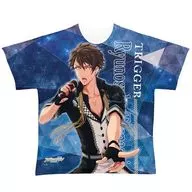 J.十龍之介 フルグラフィックTシャツ ダークブルー 男女兼用Lサイズ 「アイドリッシュセブン」