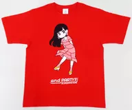 Koko Ai Kobayashi T-Shirt Red M Size "Aika Kobayashi 1st Fan Meeting 『 and PARTY! 』" official fan club AND members only