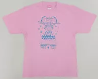 Yukari Tamura Tour T-Shirt Pink L Size "Yukari Tamura LOVE LIVE 2019 * Twilight Chandelier *"