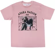 Summer T-Shirt Pink M Size "AYAKA NATION 2019 in Yokohama Arena"