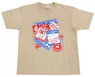 水樹奈々 EXPRESS-LIMITED TEE(Tシャツ) ベージュ XLサイズ 「NANA MIZUKI LIVE EXPRESS 2019」 岩手会場限定