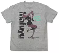 Mafuyu Kirisu T-Shirt Mix Gray M Size "We Never Learn"