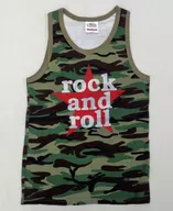 B'z Tank Top Green M Size (Men's) "B'z LIVE-GYM 2006 MONSTER'S GARAGE"