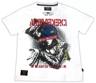 Blouno Blablati T-shirt White 1 (S) Tamanho "As Aventuras Bizarras de Jo Jo, Parte V, Vento Dourado ×glamb".