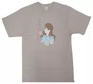 Rikako 逢田 Original T-Shirt Silver Gray Medium Size "逢田 Rikako RARARAdio"