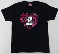 T-Shirt Black M Size "Eiga 『 Gekijo Osanzu Love ~ LOVE or DEAD ~ 』" Gekijo Goods