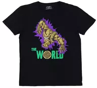 THE WORLD T-Shirt Black x Purple L Size 「 Ultra - violence× JOJO'S BIZARRE ADVENTURE Part 3 Star Dust Crusader 」