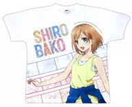 宮森葵繪風全圖t恤白色L碼「白箱SHIROBAKO」C90周邊