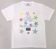 Idol Master Ver. Official T-shirt White S Size "NAMCO BANDAI Entertainment Festival" pre-mail-order only