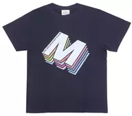 Idol Master SideMver. Official T-shirt navy blue S size "NAMCO BANDAI Entertainment Festival" pre-mail-order only