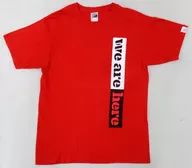 T-Shirt Red L Size "UCHIDA MAAYA Zepp Tour 2019 『 we are here 』"
