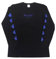 Roselia Long T-Shirt Black M Size "bAng Dream! Roselia×RAISE A Suilen Joint Live Rausch und/and Craziness (The Previous Day Festival)"