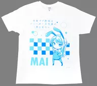 Mai Sakurajima T-Shirt White L Size 「 Rascal Does Not Dream of Bunny Girl Senpai 」