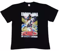 Kaguya Luna BIG-SIZE T-Shirt Black XL Size 「 virtual YouTuber Kaguya Luna LIVE @ ZeppVR 2 」