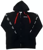 Pillars (guard motif) Men's Zip Hoodie Black L Size "Demon Slayer: Kimetsu no Yaiba ×Avail"