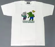 Crocodile & Mouse & Bird T-Shirt White L Size "100 Days to Die Crocodile 100 Memorial POP UP SHOP in Loft"