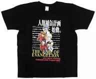 Gathered (1997) T-shirt black XL size "NEON GENESIS EVANGELION Eva Can Mini Museum"