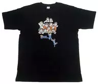 水溜りボンド シリンダーイラストTシャツ ブラック XLサイズ 「水溜りボンド×109 POP UP STORE」