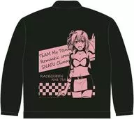 由比ヶ浜結衣(レースクイーン) 描き下ろしメタリックプリントブルゾン ブラック XXLサイズ 「やはり俺の青春ラブコメはまちがっている。完」