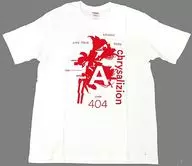 Egoist T-shirts (side-A : chrysalizion code 404) White x Red L size "Egoist LIVE TOUR 2020 side-A 『 chrysalizion code 404 』" April 12 Tokyo performance limited