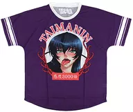 井河アサギ カレッジ風デザインTシャツ パープル フリーサイズ 「対魔忍アサギ」 C98グッズ